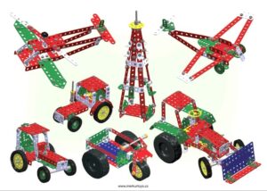 MERKUR Set Construcții 30 Modele - Farmer Set (3321)
