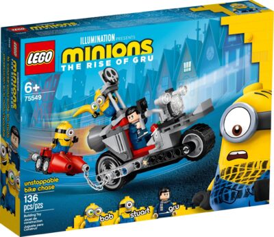 Lego Minions 75549 - Urmărirea cu motocicleta