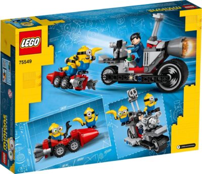 Lego Minions 75549 - Urmărirea cu motocicleta