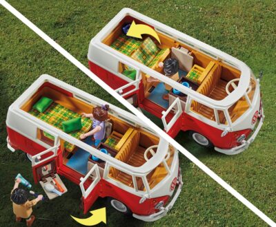 Playmobil Licensed PM70176 - Autobuz de camping Volkswagen T1 (#70176)