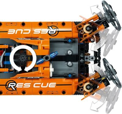 42120_alt6 Lego Technic 42120 - Aeroglisor de salvare