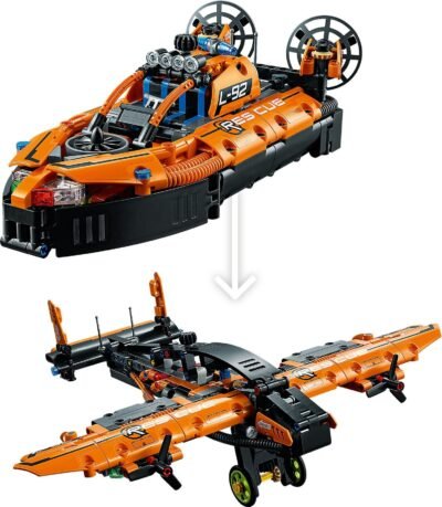 42120_alt7 Lego Technic 42120 - Aeroglisor de salvare