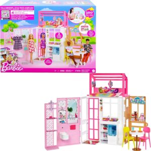 Mattel Papusa Barbie HCD47 - Casa complet mobilata