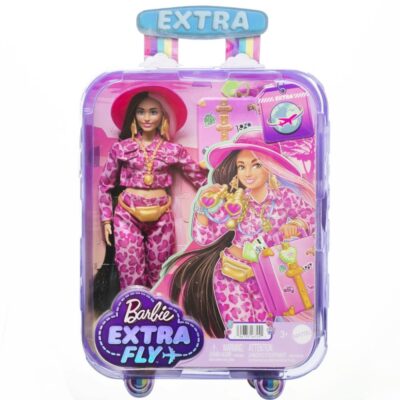 Mattel Barbie Extra Fly HPT48 - Papusa in tinuta de safari