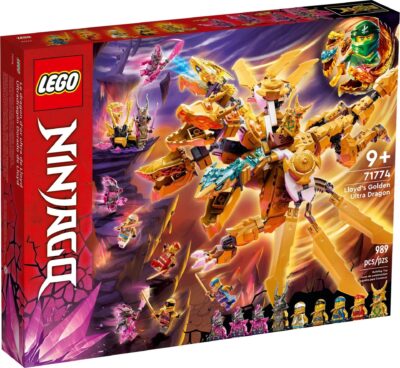 Lego Ninjago 71774 - Ultra Dragonul de Aur al lui Lloyd
