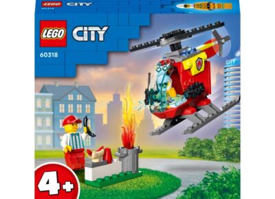 LEGO City - Elicopterul de pompieri 60318, 53 piese
