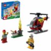 LEGO City - Elicopterul de pompieri 60318, 53 piese