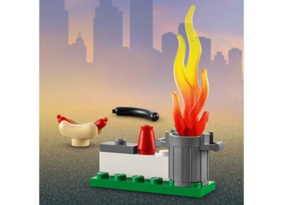 LEGO City - Elicopterul de pompieri 60318, 53 piese