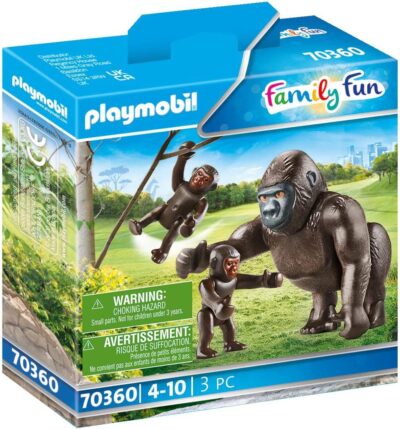 Playmobil Family Fun PM70360 - Gorila cu pui #70360