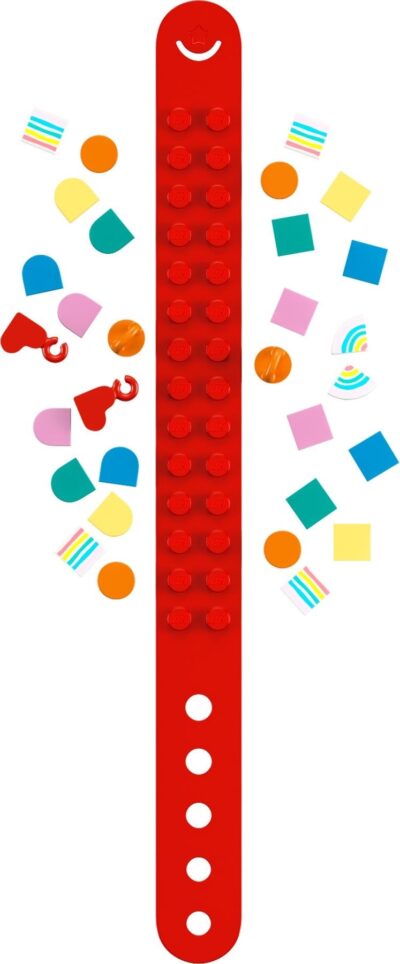 41953_alt2 Lego Dots 41953 - Bratara curcubeu cu talismane