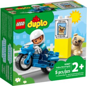 LEGO DUPLO 10967 - Motocicleta de politie