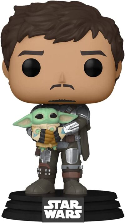 Figurina Funko POP! Movies: Star Wars F461 -  The Mandalorian with Grogu #461