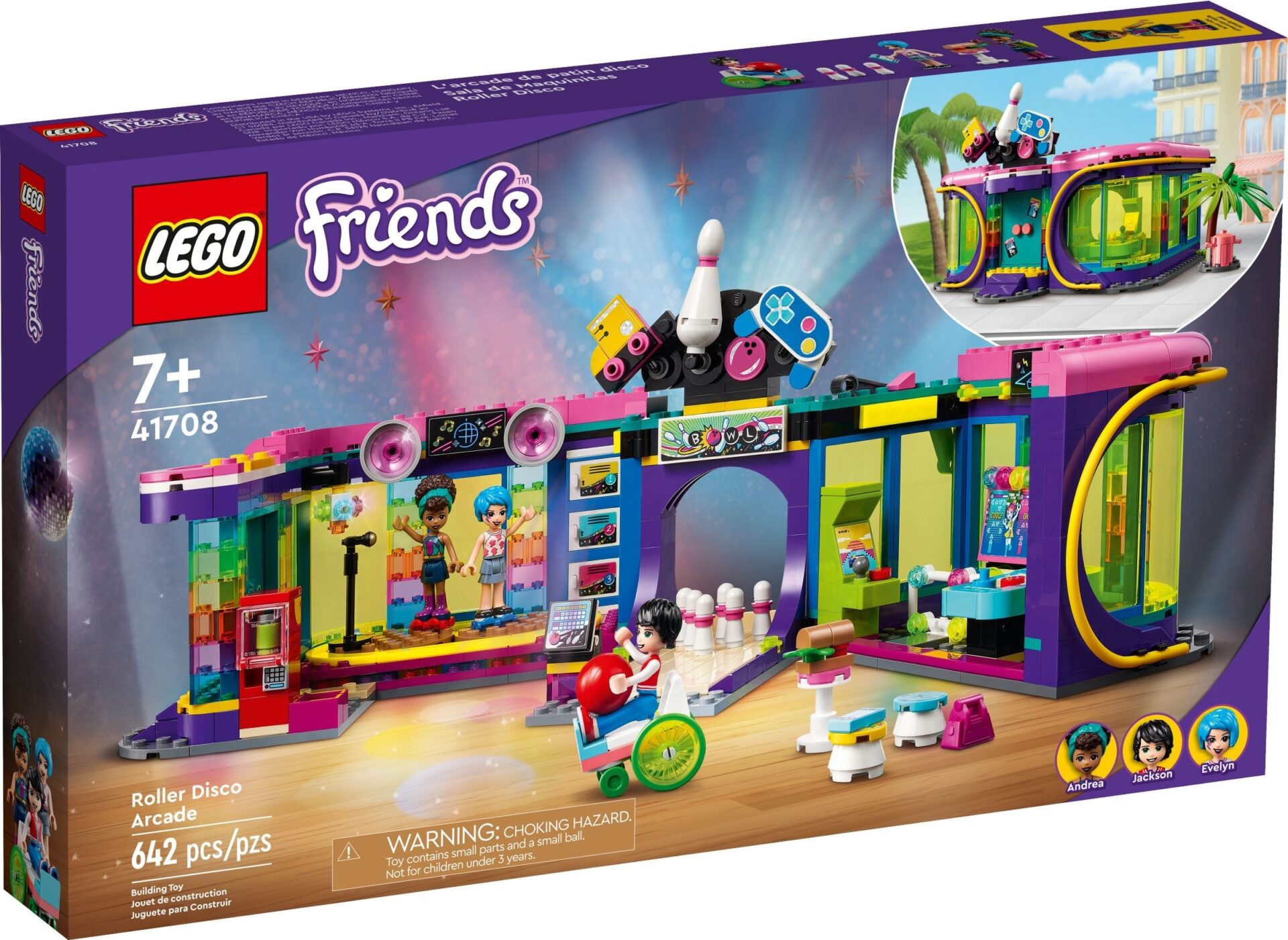 Y✧ LEGO® Friends 41708 - Galeria disco cu jocuri electronice - LLStore