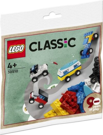 Lego Classic 30510 - 90 de ani cu masini (polybag)