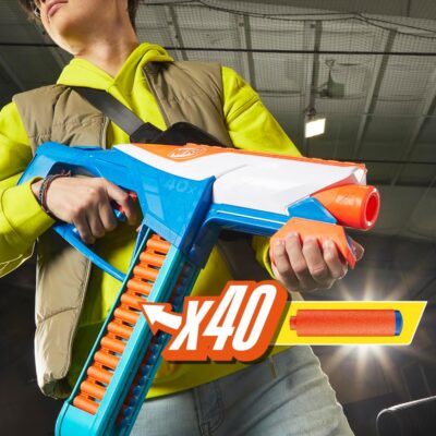 Hasbro Nerf F8631 - Blaster cu 80 sageti din spuma, Nerf, N1 Series, Infinite