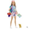 Mattel Papusa Barbie HDF73 - Barbie Camping Barbie Malibu Cu Accesorii