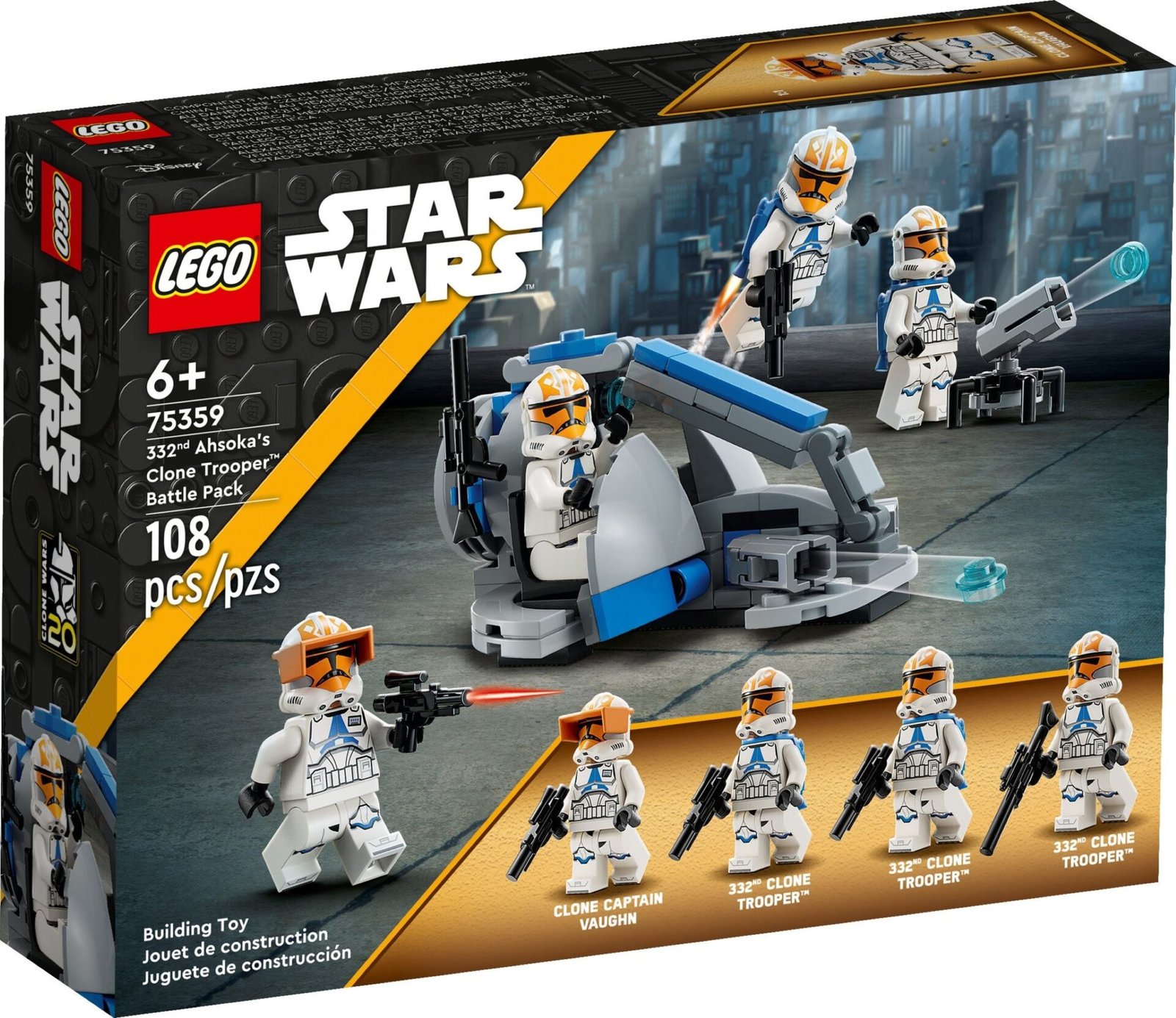 ドワイトboy LEGO® Star Wars 75359 - Pachet de lupta Clone Trooper™ al lui