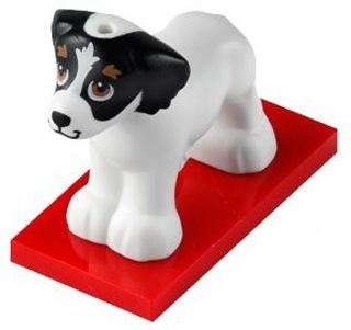 LEGO Minifigures - White Dog