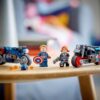 LEGO® Super Heroes 76260 - Motocicletele lui Black Widow si Captain America