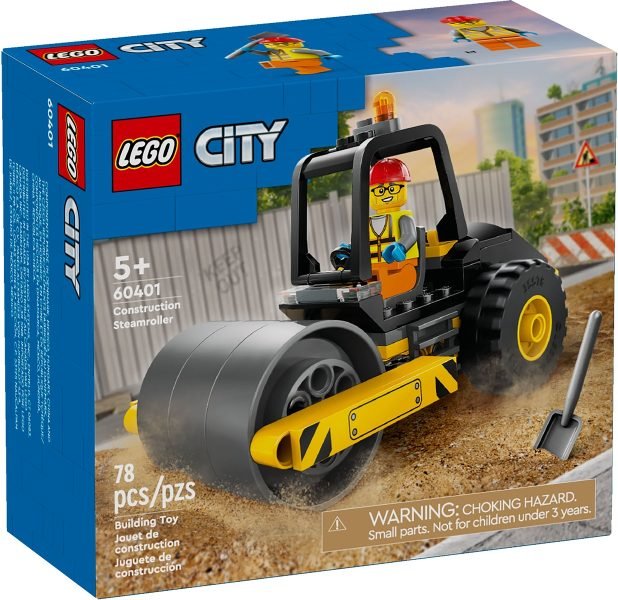 LEGO® City 60401 - Cilindru compactor de santier - LLStore