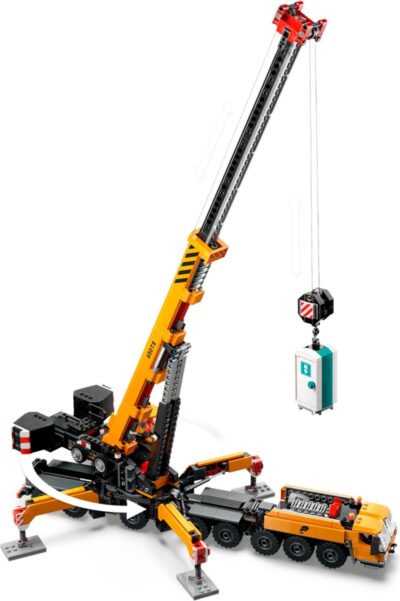 LEGO® City 60409 - Macara mobila galbena de constructii