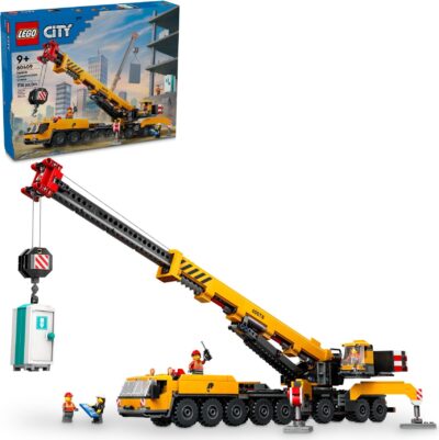 LEGO® City 60409 - Macara mobila galbena de constructii