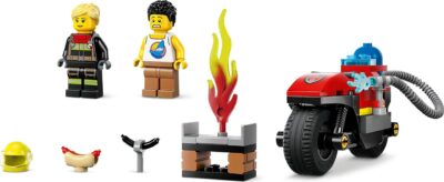 LEGO® City 60410 - Motocicleta de pompieri