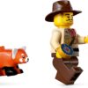 LEGO® City 60424 - Explorator al junglei pe ATV pe urmele unui panda rosu