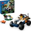 LEGO® City 60424 - Explorator al junglei pe ATV pe urmele unui panda rosu
