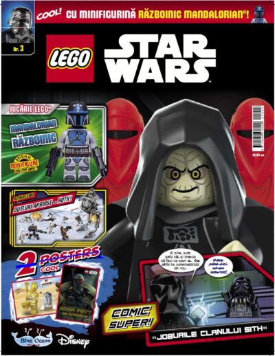 Lego Revista - Lego Star Wars + Minifigurina Mandalorian Warrior