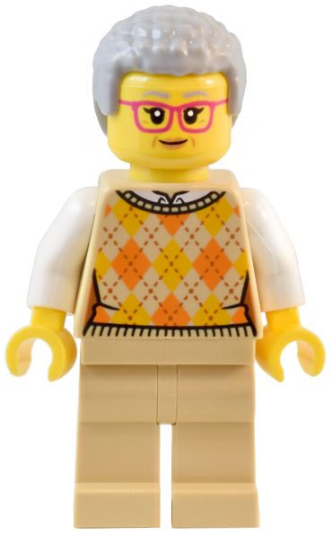 Lego Minifigures twn491 - Vizitator muzeu femeie