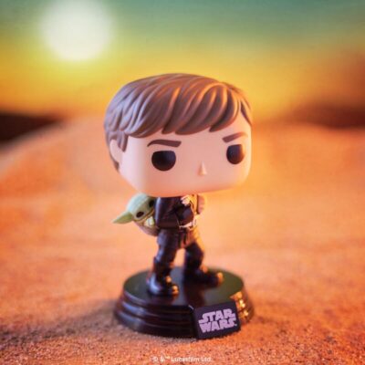 Funko Figurină Pop! Star Wars The Book of Boba Fett F583 - Luke Skywalker & Grogu Training (#583)