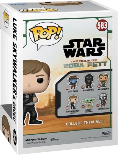 Funko Figurină Pop! Star Wars The Book of Boba Fett F583 - Luke Skywalker & Grogu Training (#583)