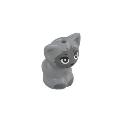lego-sitting-cat-small-with-dark-stone-gray-muzzle-and-paws-1744275 LEGO Minifigures 69902pb05 - Pisicuta