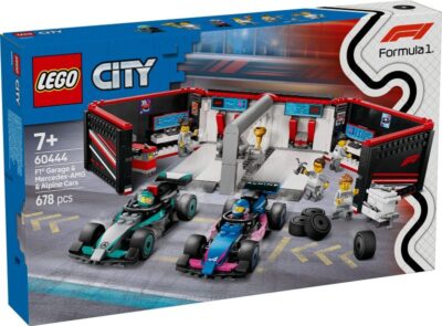 60444-1 LEGO® City 60444 - Garaj F1® si masini Mercedes-AMG si Alpine
