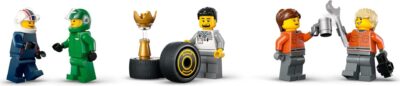 LEGO® City 60445 - Camion F1® cu masinile F1® RB20 si AMR24