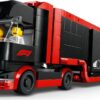 LEGO® City 60445 - Camion F1® cu masinile F1® RB20 si AMR24