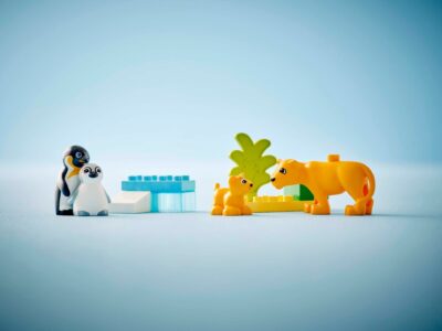 LEGO® DUPLO 10442 - Familii de animale salbatice: Pinguini si lei