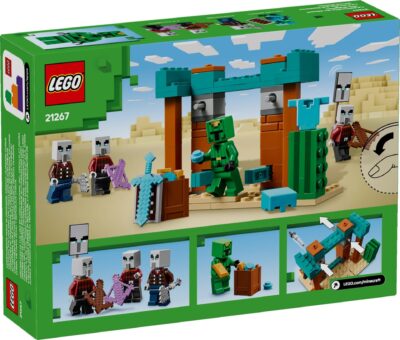 LEGO® Minecraft™ 21267 - Patrula Illager de desert