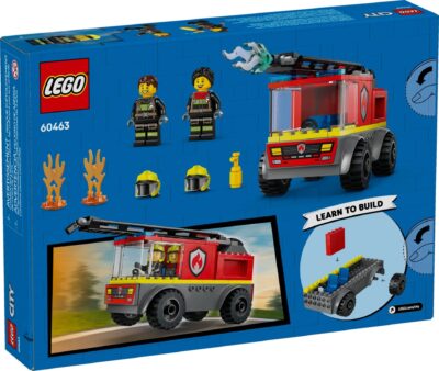 LEGO® City 60463 - Autospeciala de pompieri cu scara