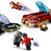 Lego Marvel Super Heroes 76310 - Masina lui Iron Man si Black Panther vs. Hulk cel rosu