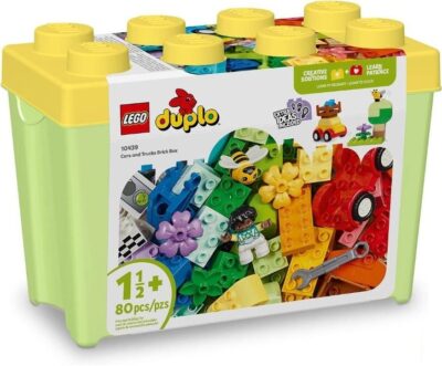 LEGO® DUPLO Classic 10439 - Cutie-caramida cu masinute si camioane