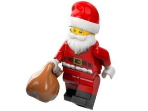 Lego City Minifigurina hol362 - Mos Craciun