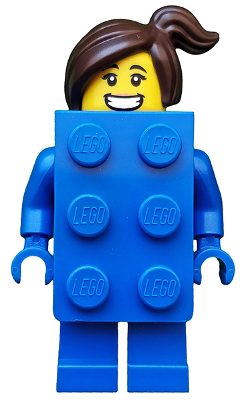 Lego Minifigurine Series 18 - Brick Suit Girl