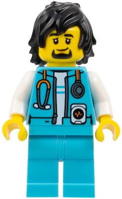 Lego Minifigures cty1658 - Doctor cu stetoscop