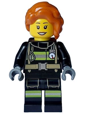 Lego Minifigures cty1713 - Femeie Pompier