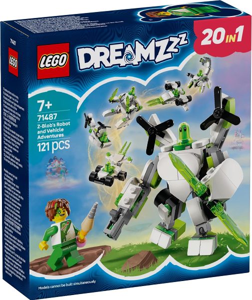 インセプションDCT　15P LEGO® DREAMZzz 71487 - Aventurile cu roboti si vehicule ale lui Z