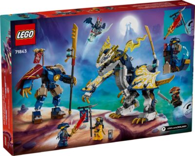LEGO® NINJAGO® 71843 - Robotul calaret de dragon al lui Rogue