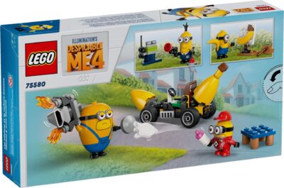 LEGO® Minions 75580 - Despicable Me - Minionii si masina-banana
