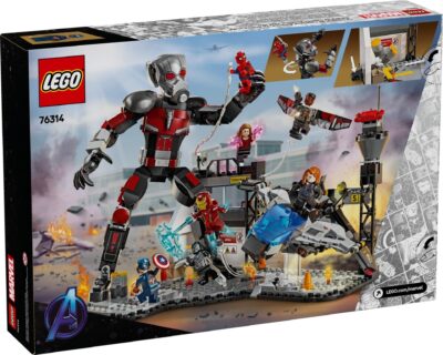 LEGO® Marvel 76314 - Batalia plina de actiune din Capitanul America: Razboi civil
